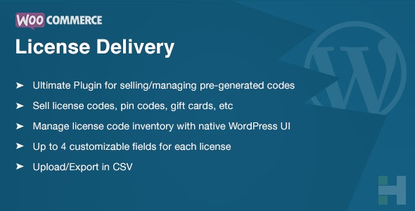 WooCommerce License Delivery & Management发卡插件V2.1.5